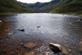 Aux Americains lake, Gaspesie NP, Quebec Royalty Free Stock Photo