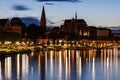 Auxerre along Yonne River