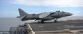 AV8B Harrier onboard the USS Peleliu Royalty Free Stock Photo