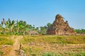 The ruins in Ava, Myanmar Royalty Free Stock Photo