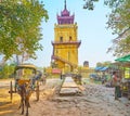 The former Royal Palace, Ava, Myanmar