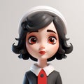 Ava: Stylized Realism In Minimalist 3d Character Design
