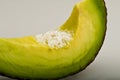 Avacado with sea salt Royalty Free Stock Photo