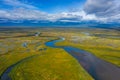 Avacha river delta on Kamchatka