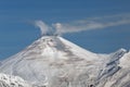 Avachinsky Volcano - active volcano of Kamchatka Royalty Free Stock Photo