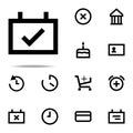 Available day icon. web icons universal set for web and mobile Royalty Free Stock Photo