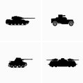 Armoured armed combat fighting vehicles