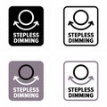`Stepless dimming` control technology information sign