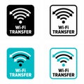 `Wi-Fi Transfer` direct mode of file sending information sign