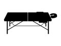 Portable and folding massage table