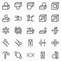 Space prepositions icon