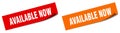 available now sticker. available now sign set. Royalty Free Stock Photo