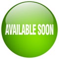 available soon button Royalty Free Stock Photo
