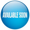 available soon button Royalty Free Stock Photo