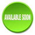 available soon button Royalty Free Stock Photo