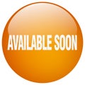 available soon button Royalty Free Stock Photo