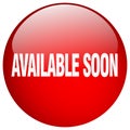 available soon button Royalty Free Stock Photo