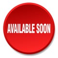 available soon button Royalty Free Stock Photo