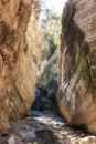 Avakas Gorge Canyon in Cyprus island Royalty Free Stock Photo