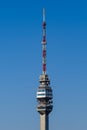 Avala Tower telecommunications tower in Avala mountain in Belgrade, Serbia Royalty Free Stock Photo