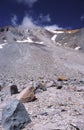 Avalanche Gulch route on Mount Shasta volcano Royalty Free Stock Photo