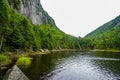Avalanche Lake in the High Peaks Wilderness Area of the Adirondack State Park in Upstate NY Royalty Free Stock Photo