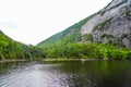 Avalanche Lake in the High Peaks Wilderness Area of the Adirondack State Park in Upstate NY Royalty Free Stock Photo