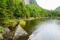 Avalanche Lake in the High Peaks Wilderness Area of the Adirondack State Park in Upstate NY Royalty Free Stock Photo