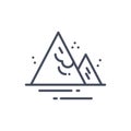 Avalanche Weather Icon Climate Forecast Concept