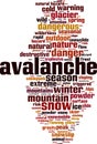 Avalanche word cloud