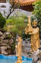 Avalokitesvara garden at Hsi Lai Buddhist Temple, California.