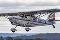 American Champion 8KCAB-180 Super Decathlon single engine aerobatic aircraft VH-SIS. Royalty Free Stock Photo