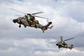 Two Australian Army Eurocopter Tiger ARH Armed reconnaissance helicopters