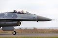 United Staes Air Force USAF Lockheed F-16CJ taxiing at Avalon Airport Royalty Free Stock Photo