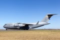 United States Air Force USAF Boeing C-17A Globemaster III military transport aircraft 05-5153 Royalty Free Stock Photo