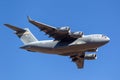 United States Air Force USAF Boeing C-17A Globemaster III military transport aircraft 05-5153 Royalty Free Stock Photo