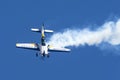 British aerobatic pilot Mark Jefferies flying a single engine Extra 330LX aerobatic aircraft VH-IXN.