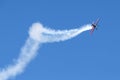 Melissa Andrzejewski flying an Edge 540 aerobatic aircraft.