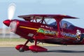 13 Time Australian Aerobatic Champion Chris Sperou flying his Pitts S-1-11B Super Stinker aerobatic biplane VH-XPS.