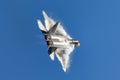 United States Air Force USAF Lockheed Martin F-22A Raptor fifth-generation, single-seat, twin-engine, stealth tactical fighter Royalty Free Stock Photo