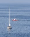 Avalon Harbor, Catalina Island, California Royalty Free Stock Photo