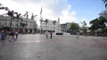 HAVANA, CUBA - OCTOBER 20, 2017: Havana Old Town with People