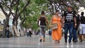 HAVANA, CUBA - OCTOBER 20, 2017: Havana Old Town with People