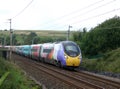 Avanti Pride pendolino electric train in Cumbria Royalty Free Stock Photo
