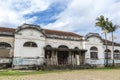 Facade of the Avare railway station, sealed after the repossession made by the City Hall,