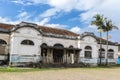 Facade of the Avare railway station, sealed after the repossession made by the City Hall