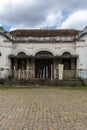 Facade of the Avare railway station, sealed after the repossession made by the City Hall