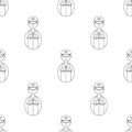 avatar aviator icon. Element of Avatars icon for mobile concept and web apps. Pattern repeat seamless avatar aviator icon. Can be
