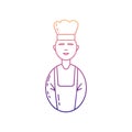 avatar baker nolan icon. Simple thin line, outline vector of Avatars icons for ui and ux, website or mobile application