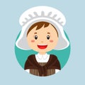 Avatar of a Belgians Character Royalty Free Stock Photo